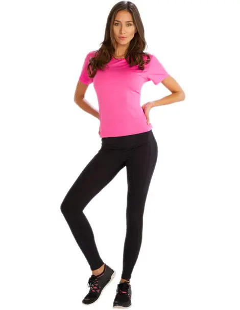 Wholesale High Waist Custom Fitness Leggings With Pocket From Gym Clothes