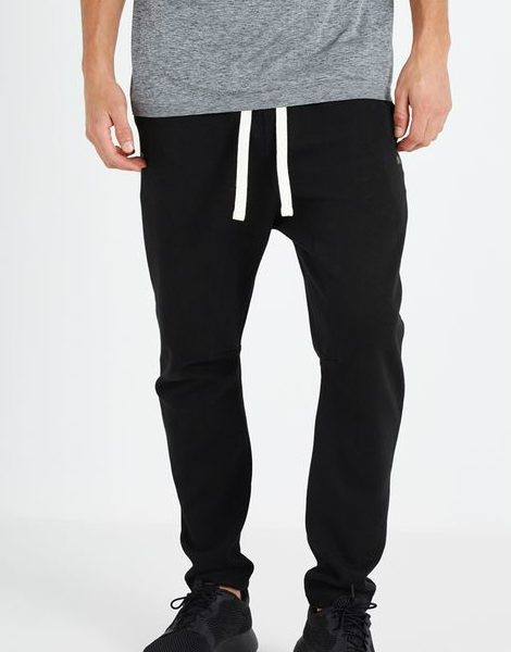 Wholesale Black Double Knit Gym Pant From Gym Clothes