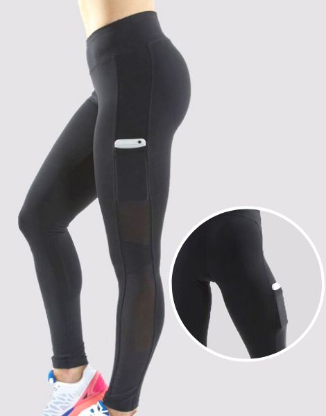 Wholesale High Waisted Sustainable Gym Leggings Set in USA