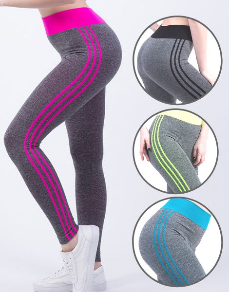 Wholesale High Waist Printed Slim Ankle Fitness Leggings From Gym Clothes