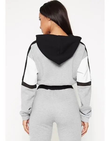 Womens grey hotsell nike tracksuit