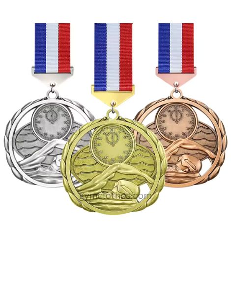 White Label Swimming Medal