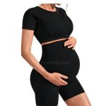 Wholesale Seamless Maternity Gym Shorts