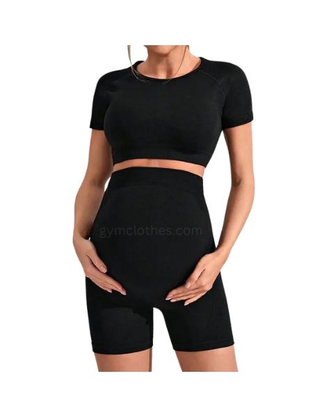 Wholesale Seamless Maternity Athleisure Shorts