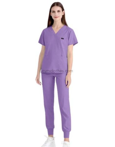 Blank Breathable Fitness Scrubs