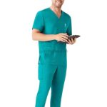 Custom Men Athletic Fit Scrubs