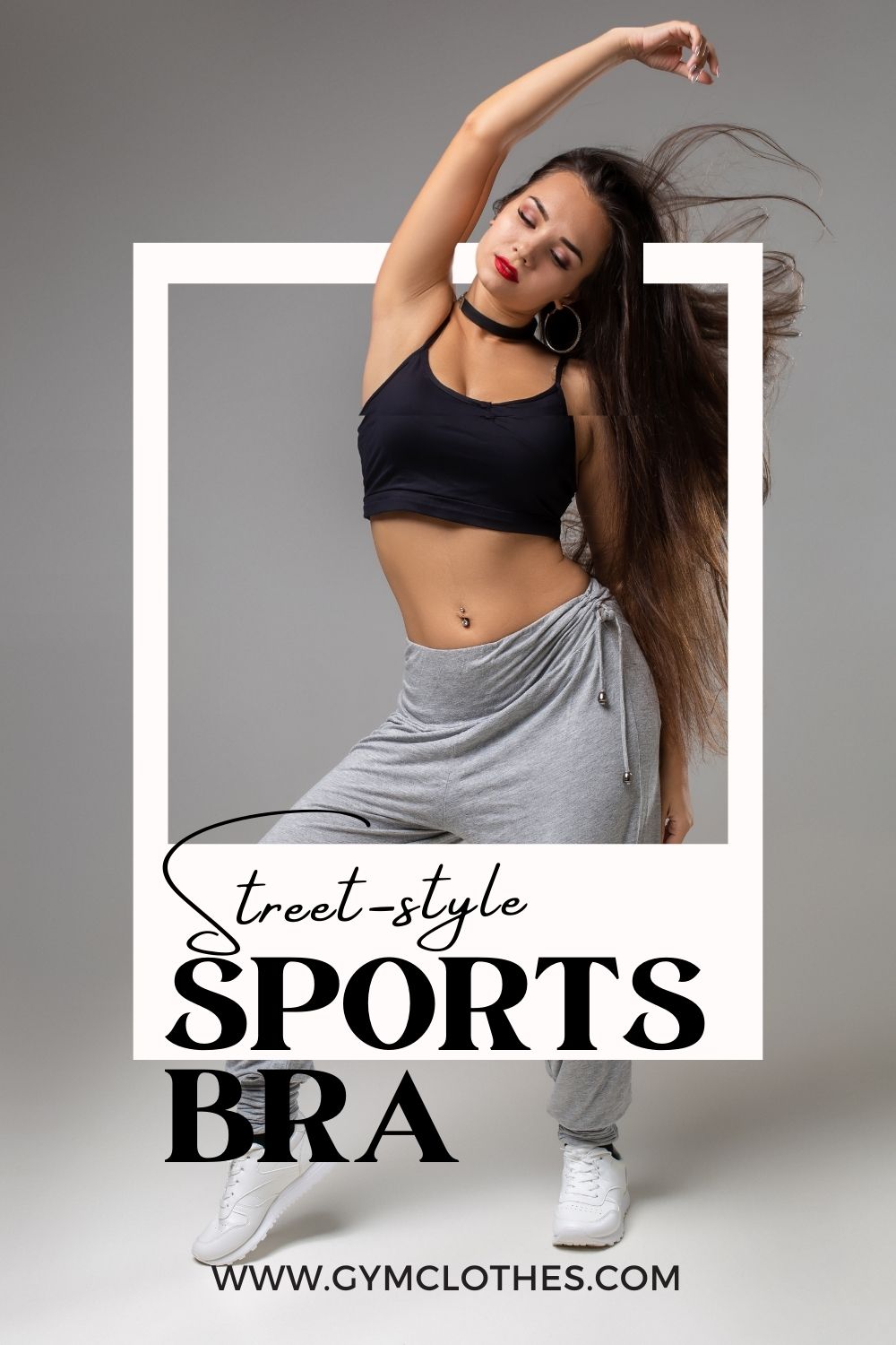 street style dance sports bra