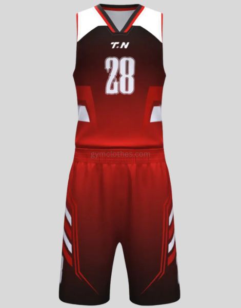 Custom Logo Printed Basketball Uniform