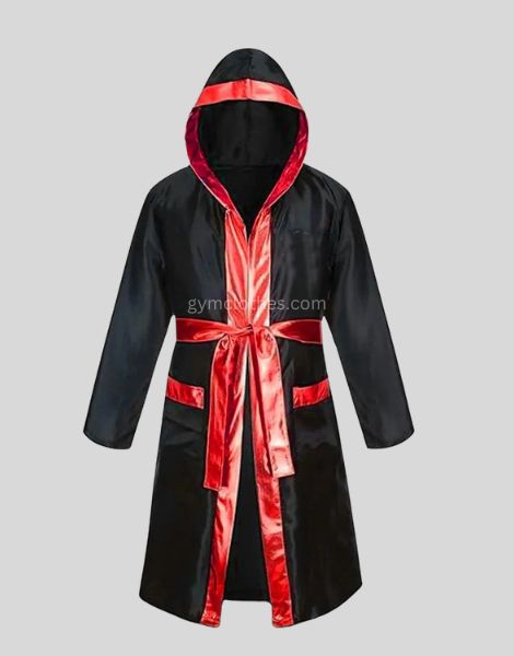 Blank Robe Hooded Boxing Gown